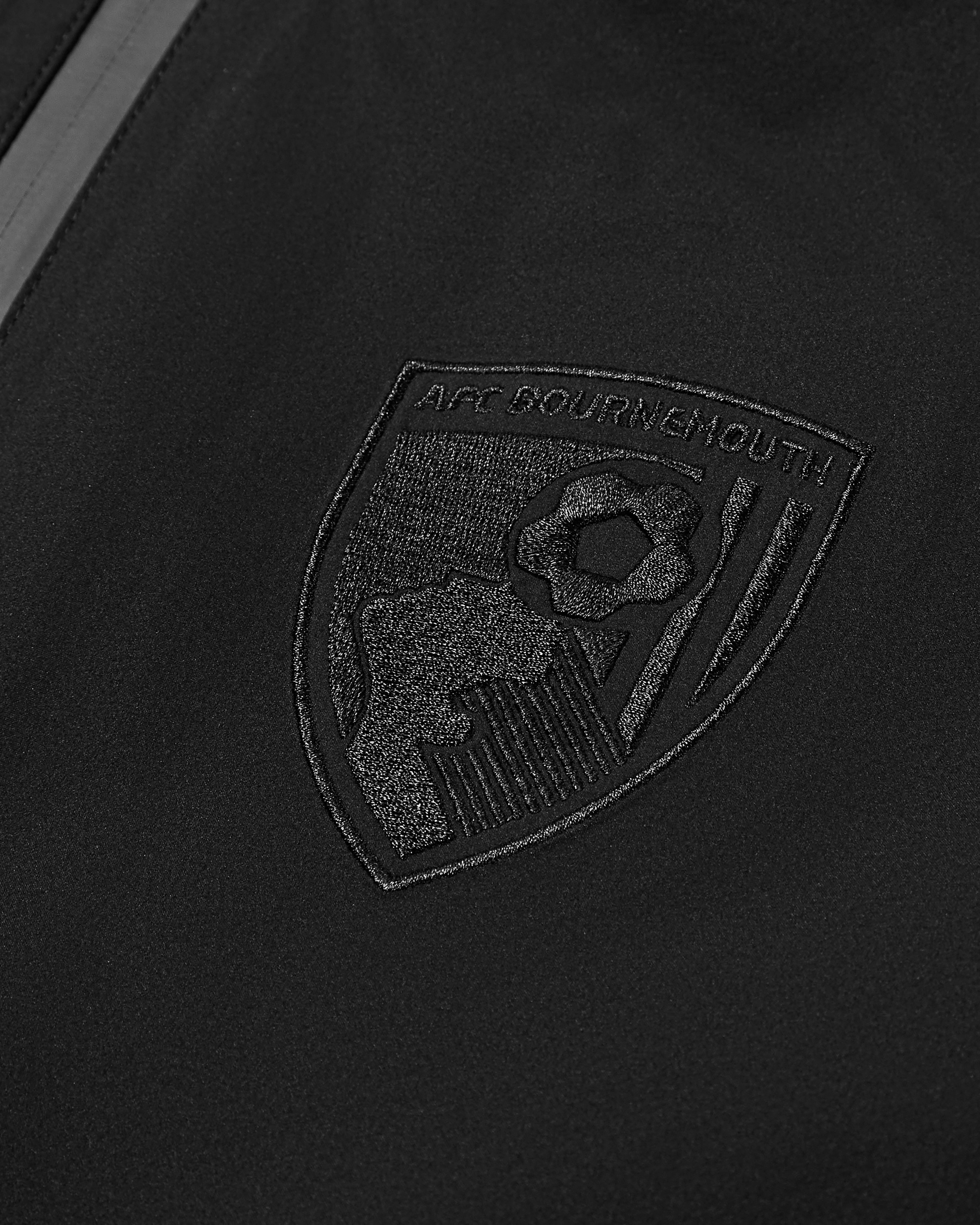 AOF AFC Bournemouth Shell Jacket | Black Coat | Art of Football