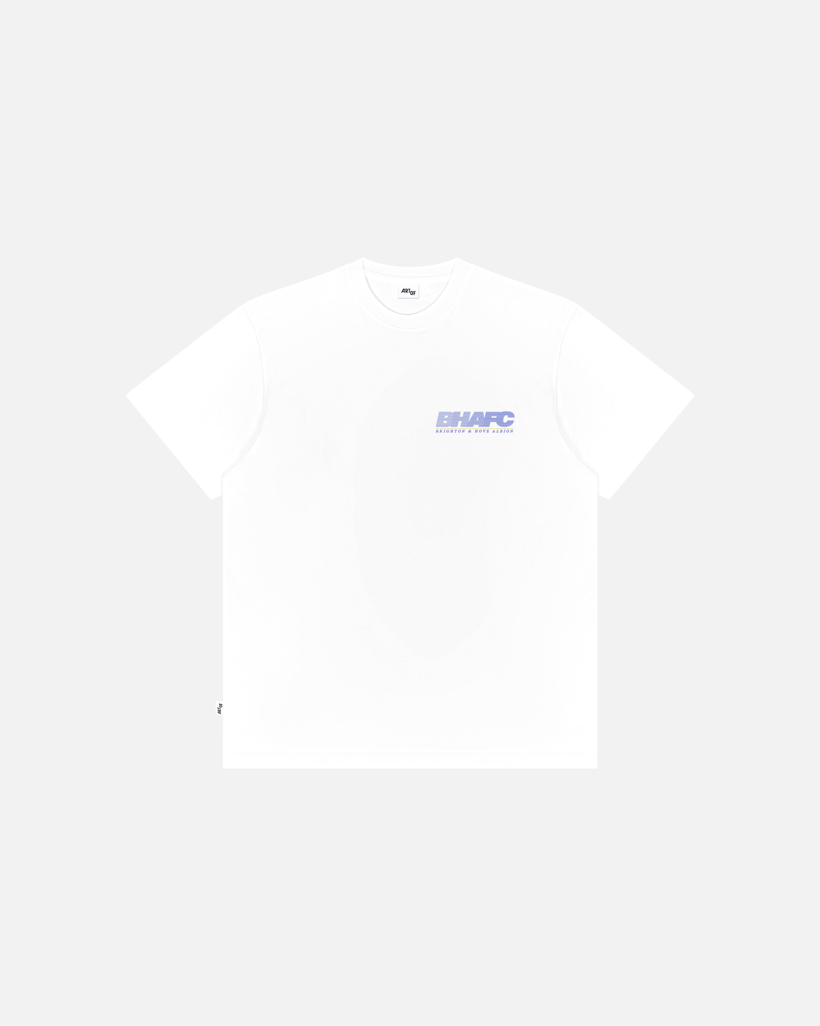 ART OF x Brighton 00s Type Tee | BHAFC White Graphic Football T-shirt