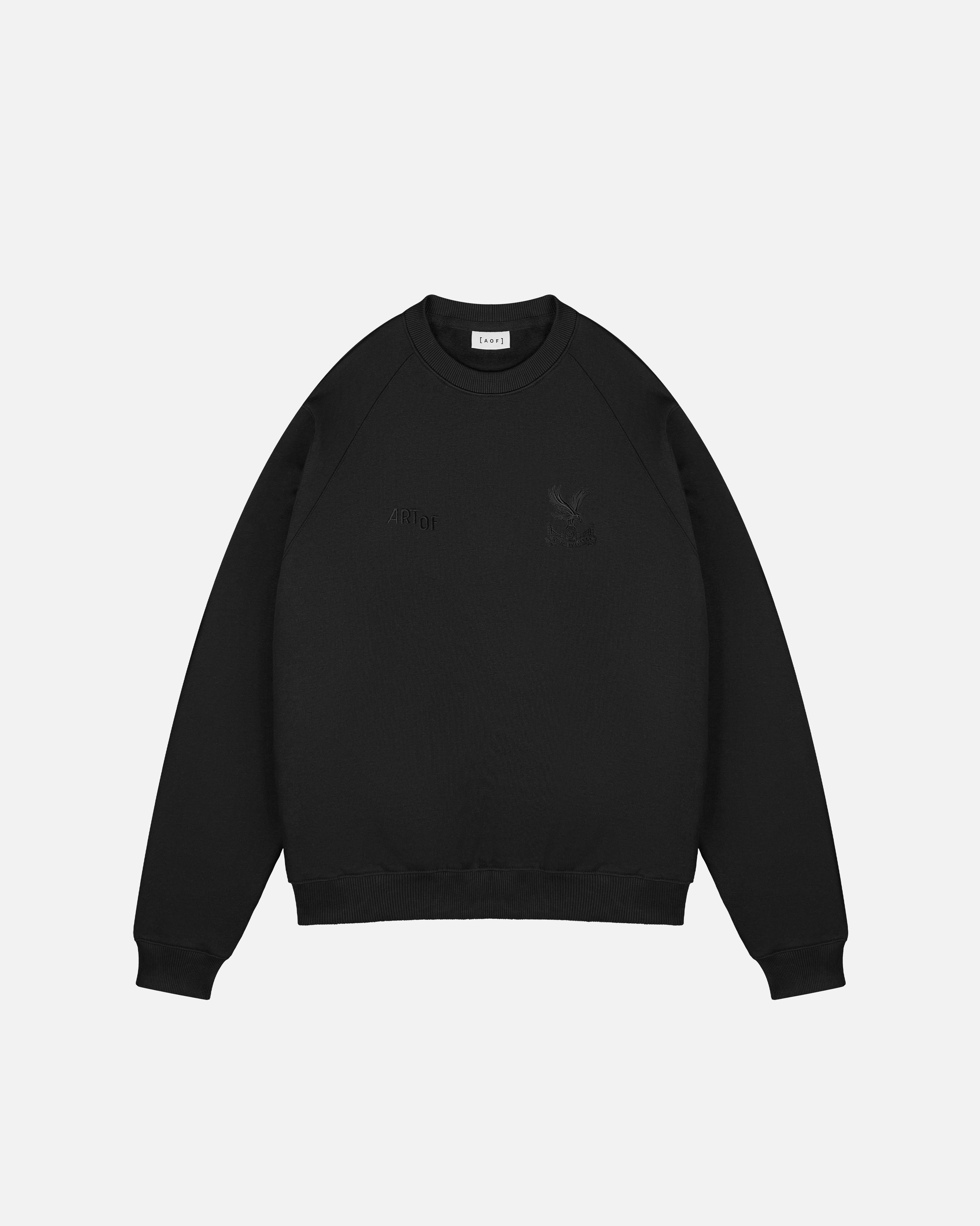 ART OF Football x Crystal Palace Blackout Raglan Sweat | AOF x CPFC