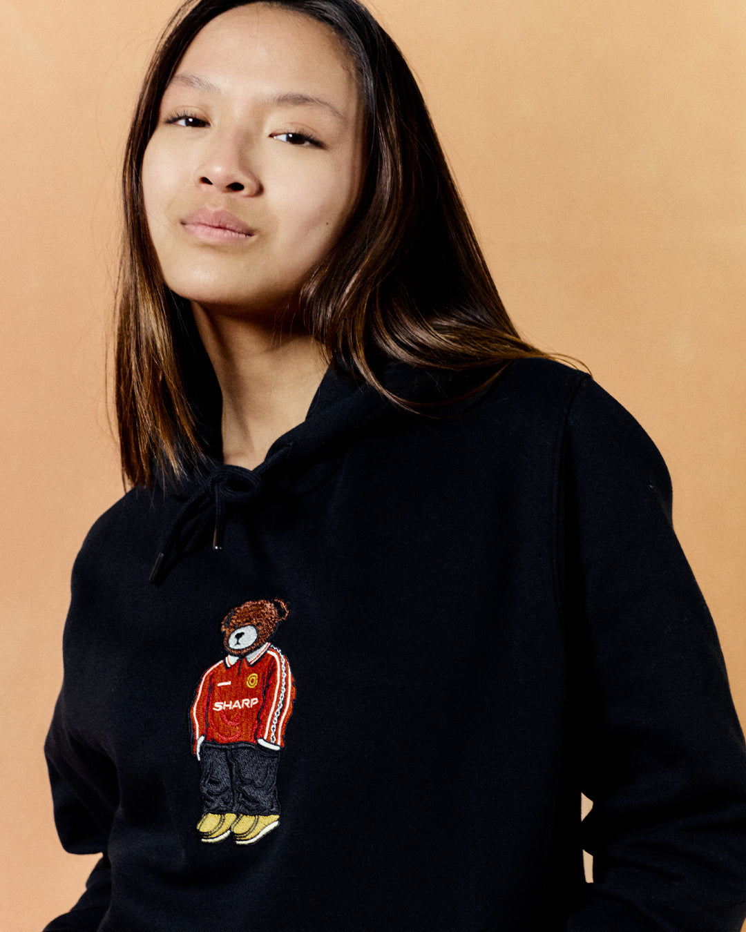 ART OF United Pickles Hoodie | MUFC Black Embroidered Football Sweat