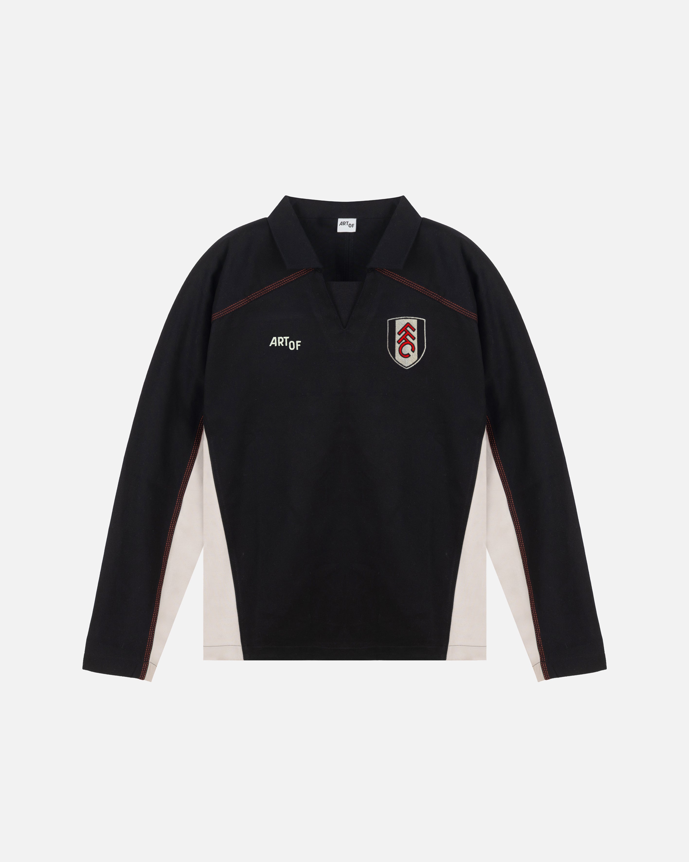 ART OF x Fulham FC Drill Top | Long Sleeved Embroidered Football Top