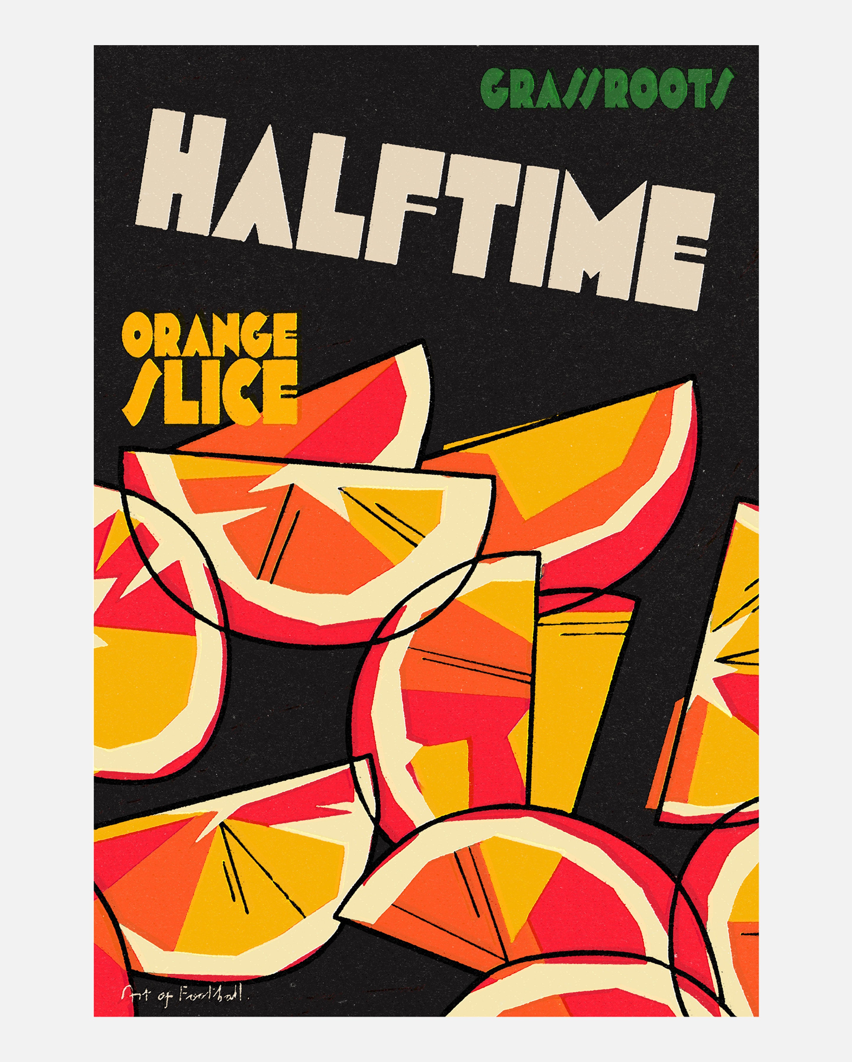 AOF Halftime Slice | Wall Art | Art of Football