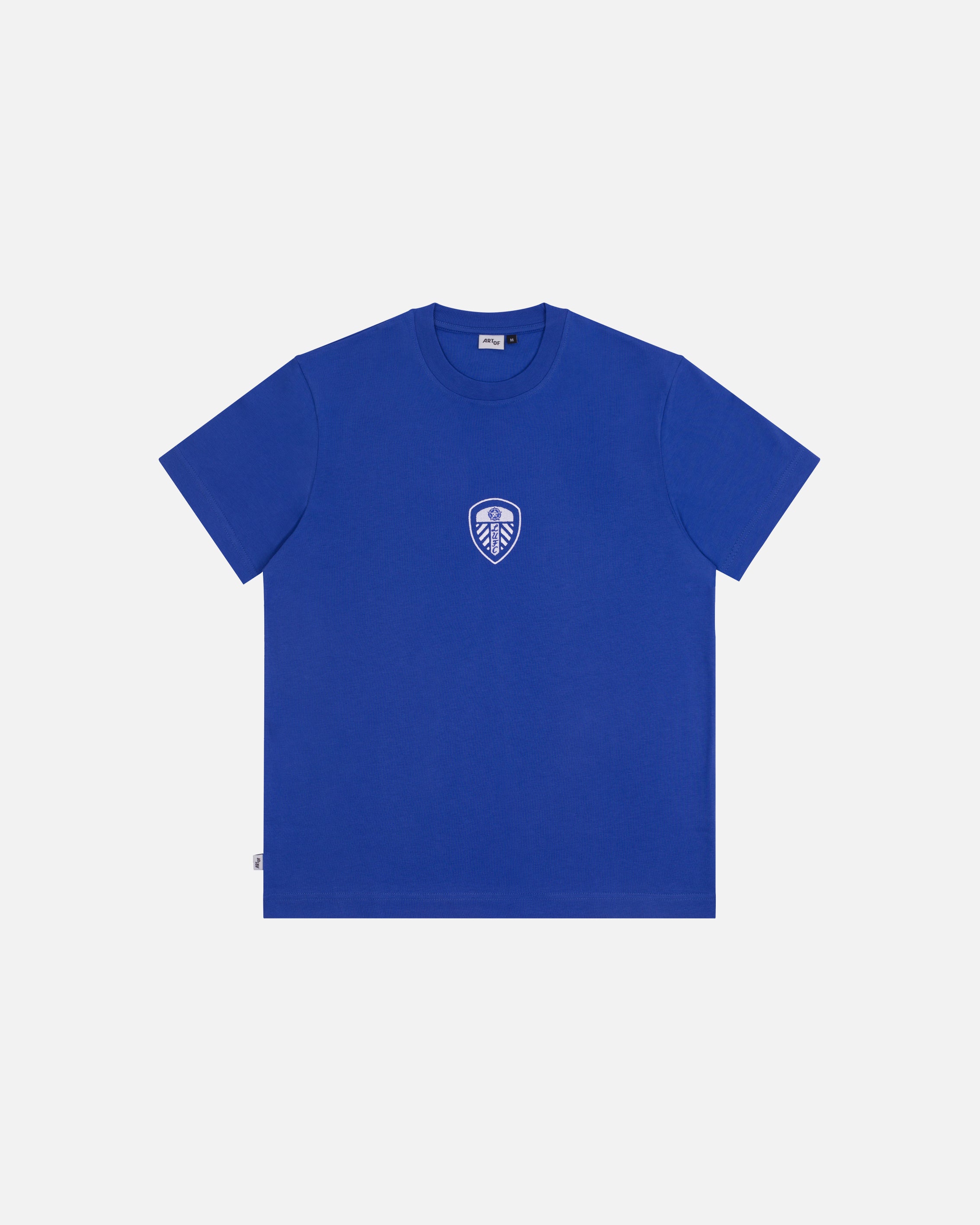 ART OF x Leeds United Embroidered Blue Tee | Football T-shirt