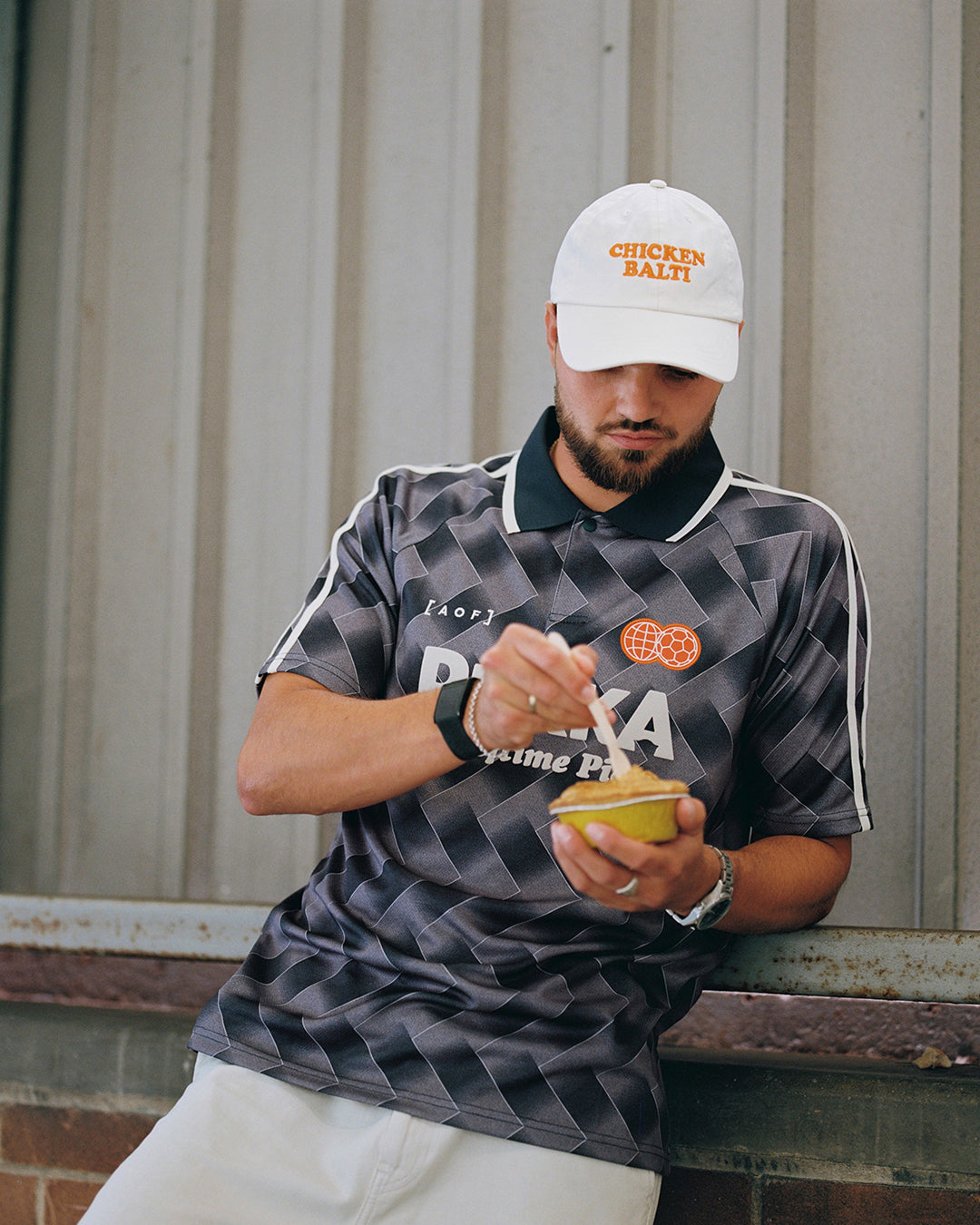 AOF x Pukka Chicken Balti Cap | Cream Hat | Art of Football