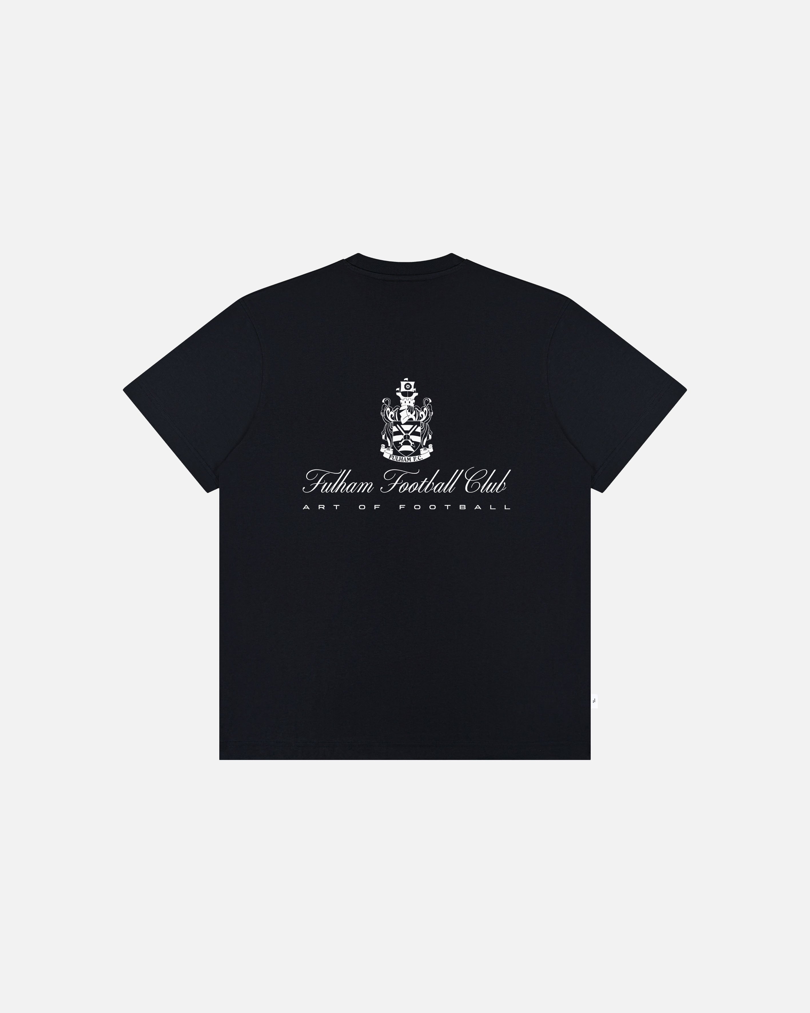 ART OF x Fulham Heritage Tee | Black Graphic Football T-shirt