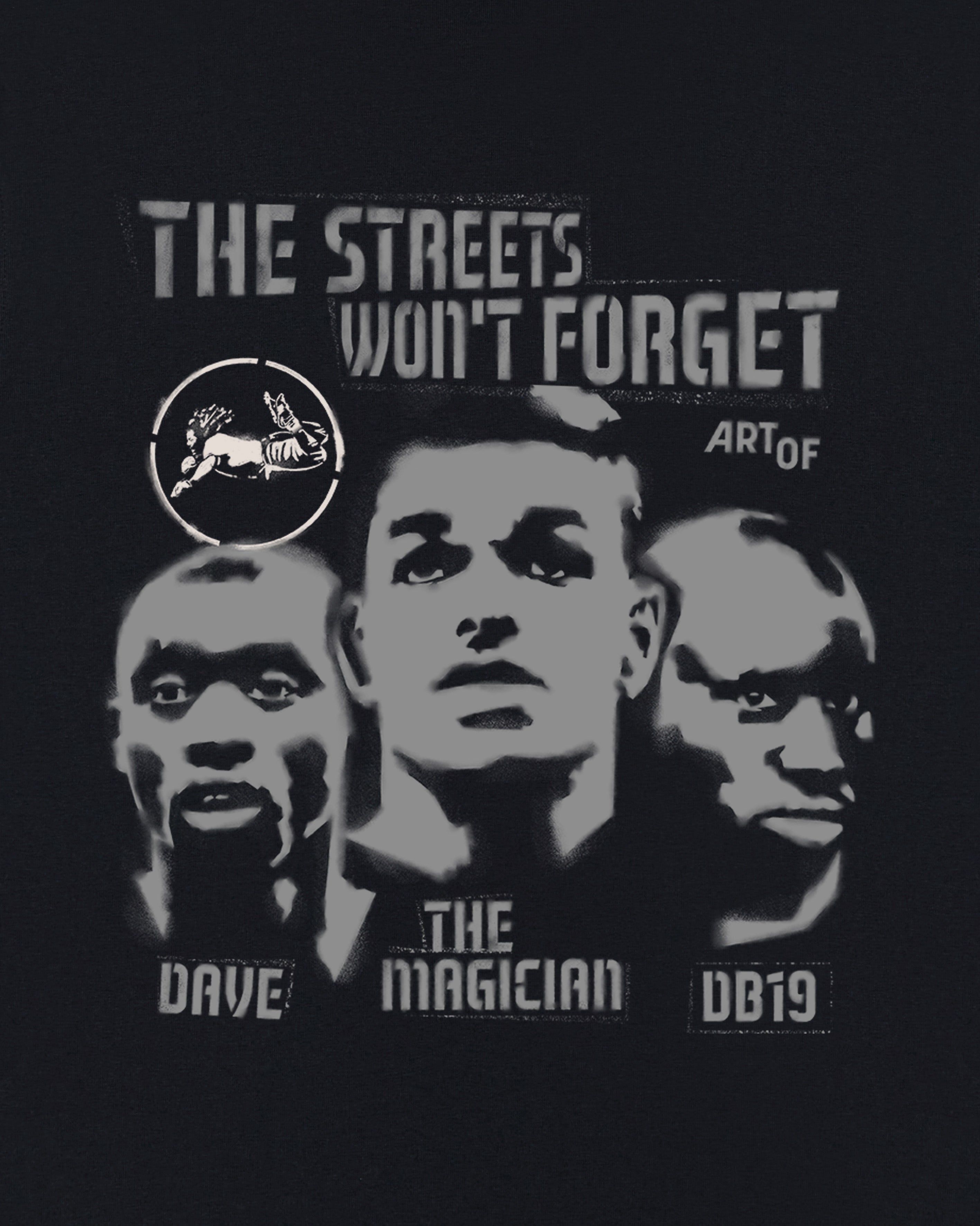 ART OF Toon The Streets Won't Forget Tee | NUFC Black Football T-shirt