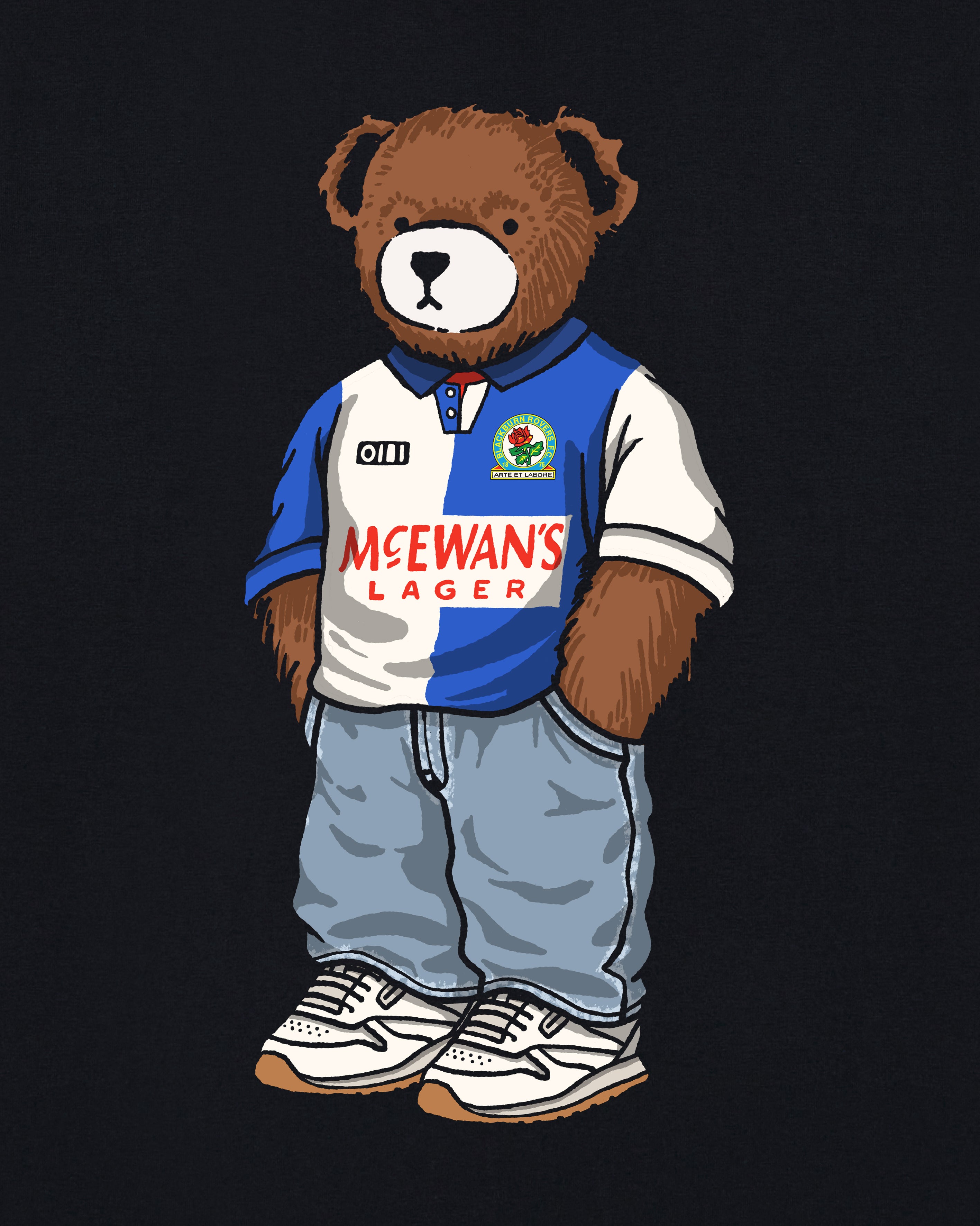 ART OF x Blackburn Home Pickles | Black Football T-shirt