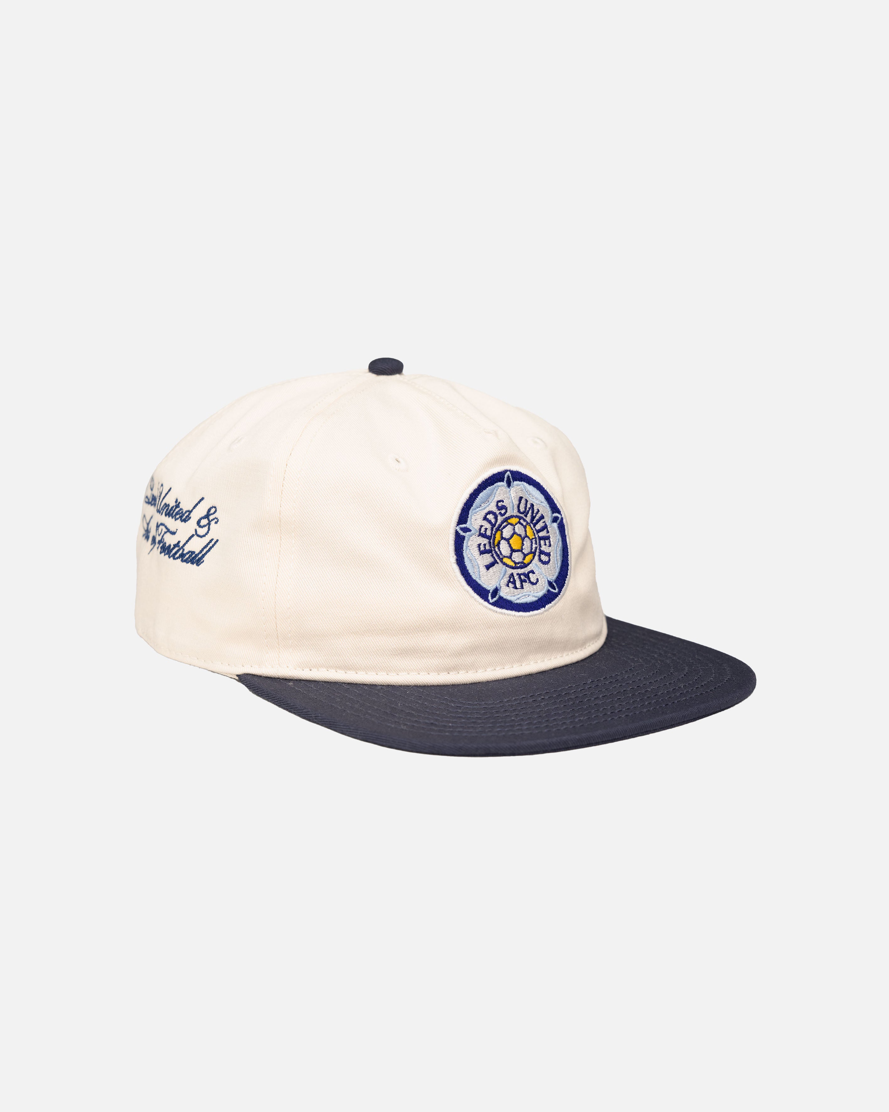 AOF x Leeds Two Tone Cap | White & Navy | AOF