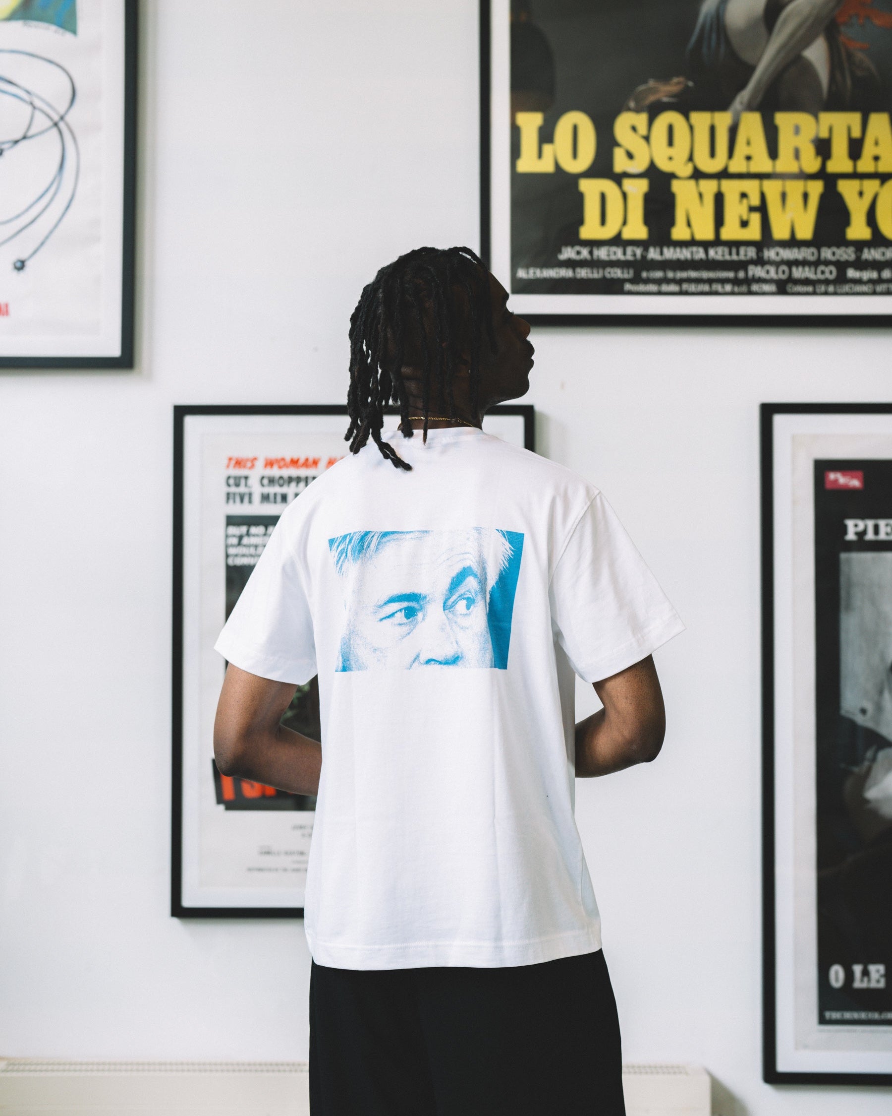 ART OF Don Carlo Tee | RMCF White Graphic Football T-shirt