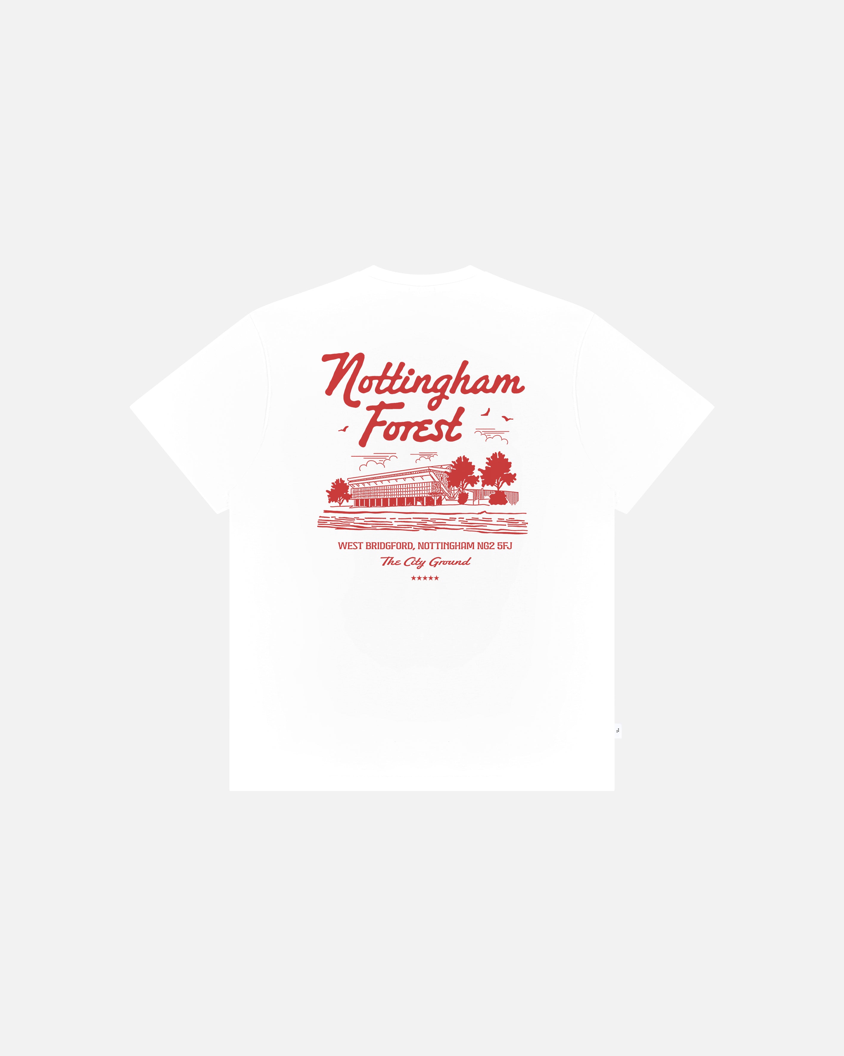 ART OF x Forest Motel Tee | NFFC White Graphic Football T-shirt
