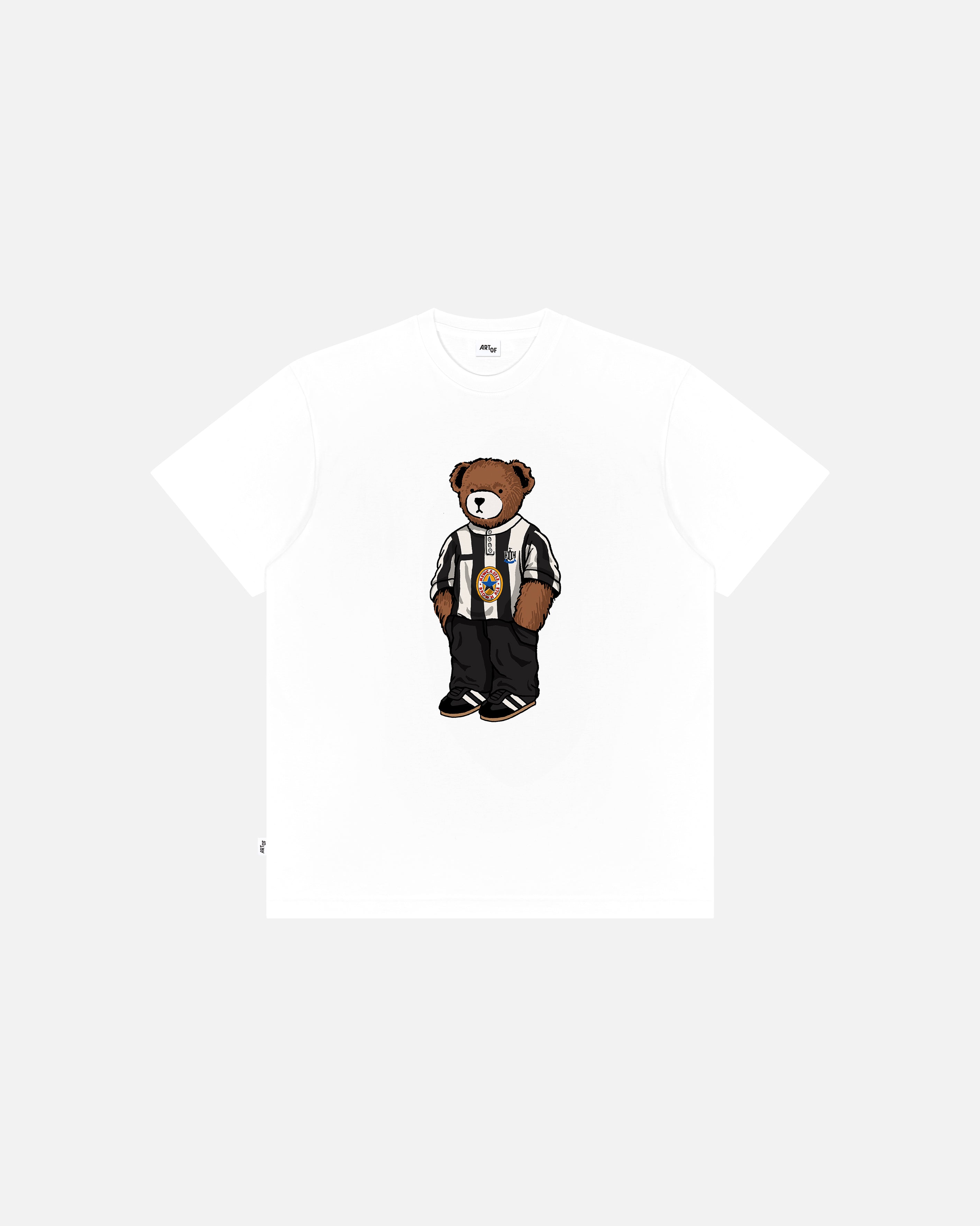 ART OF Toon Home Pickles Tee | NUFC White Graphic Football T-shirt
