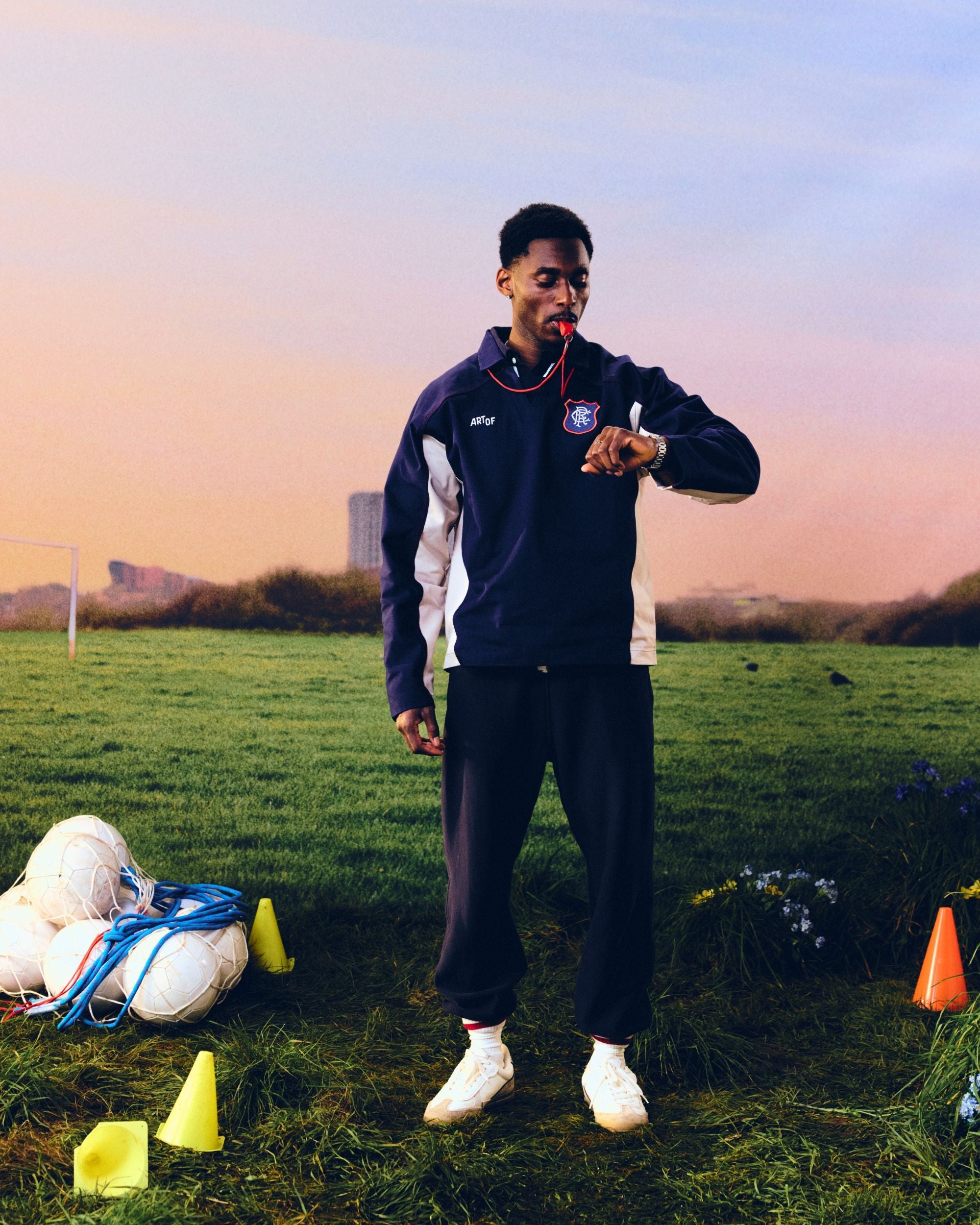 ART OF x Rangers Drill Top | RFC Long Sleeved Football Top