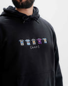 AOF Toon Embroidered Classics | Black Hoodie | Art of Football
