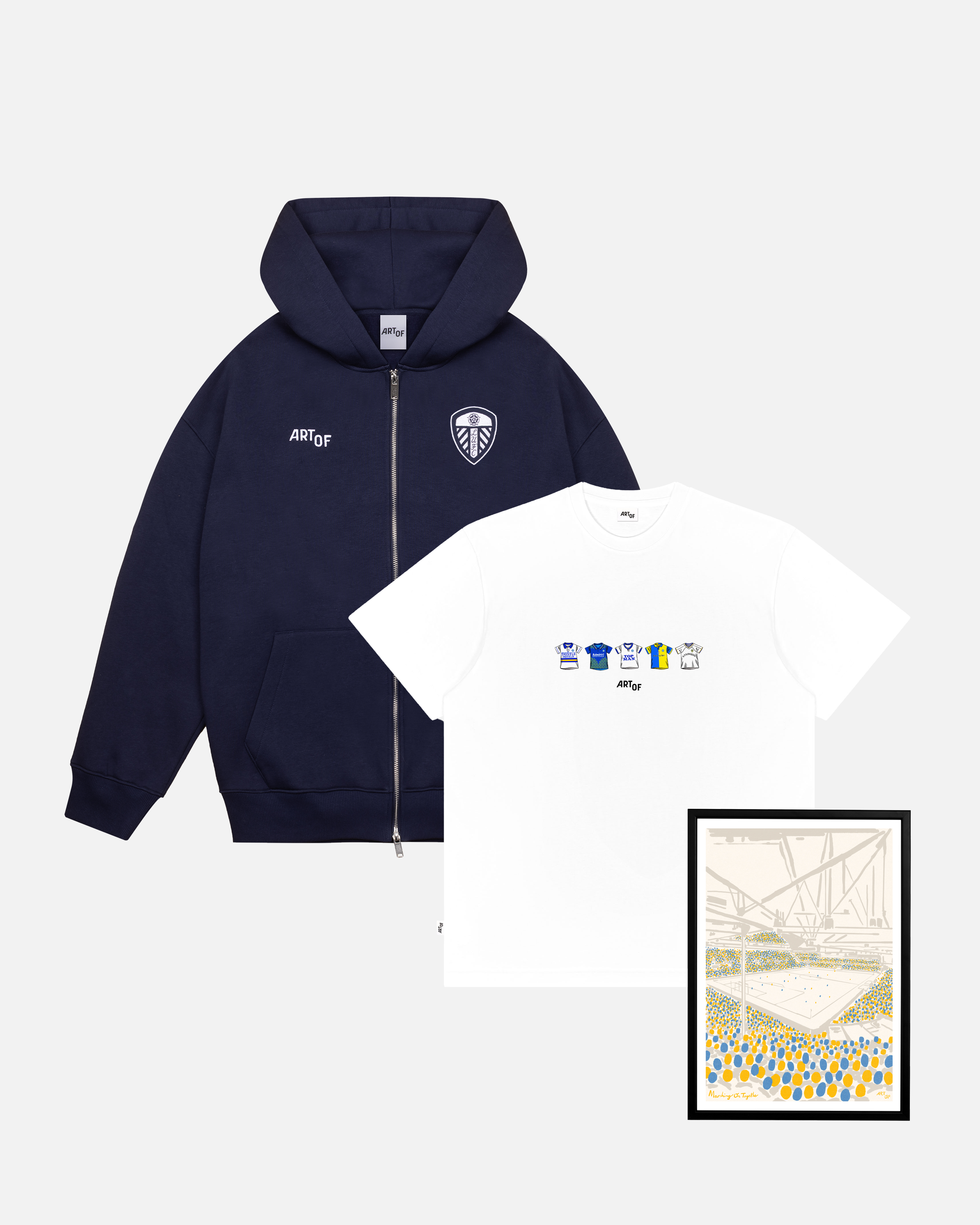 ART OF Leeds New Season Starter Pack | Football Hoodie T-shirt & Print