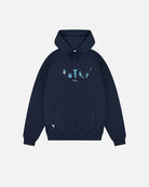 ART OF x MCFC Embroidered Icons Navy Hoodie | City Football Sweat