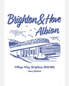 ART OF x Brighton Motel Framed Print | BHAFC Football Wall Art
