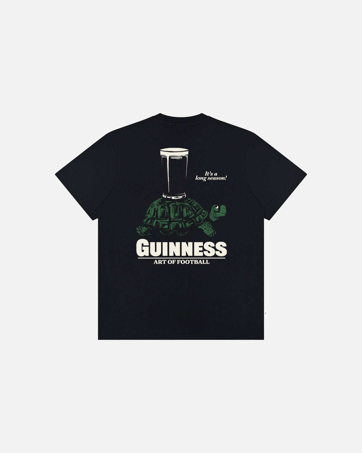 ART OF Football Guinness | It's a Long Season Tee | AOF Black T-shirt