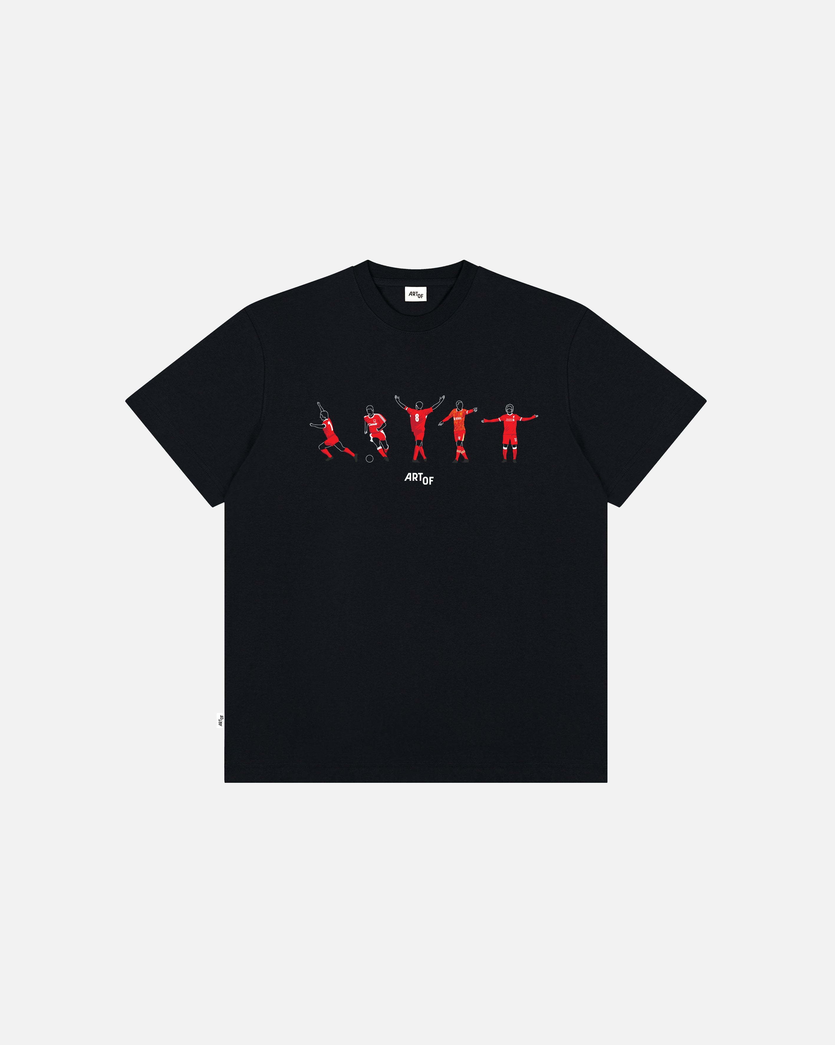 ART OF LFC Printed Icons Tee | Black Graphic Football T-shirt