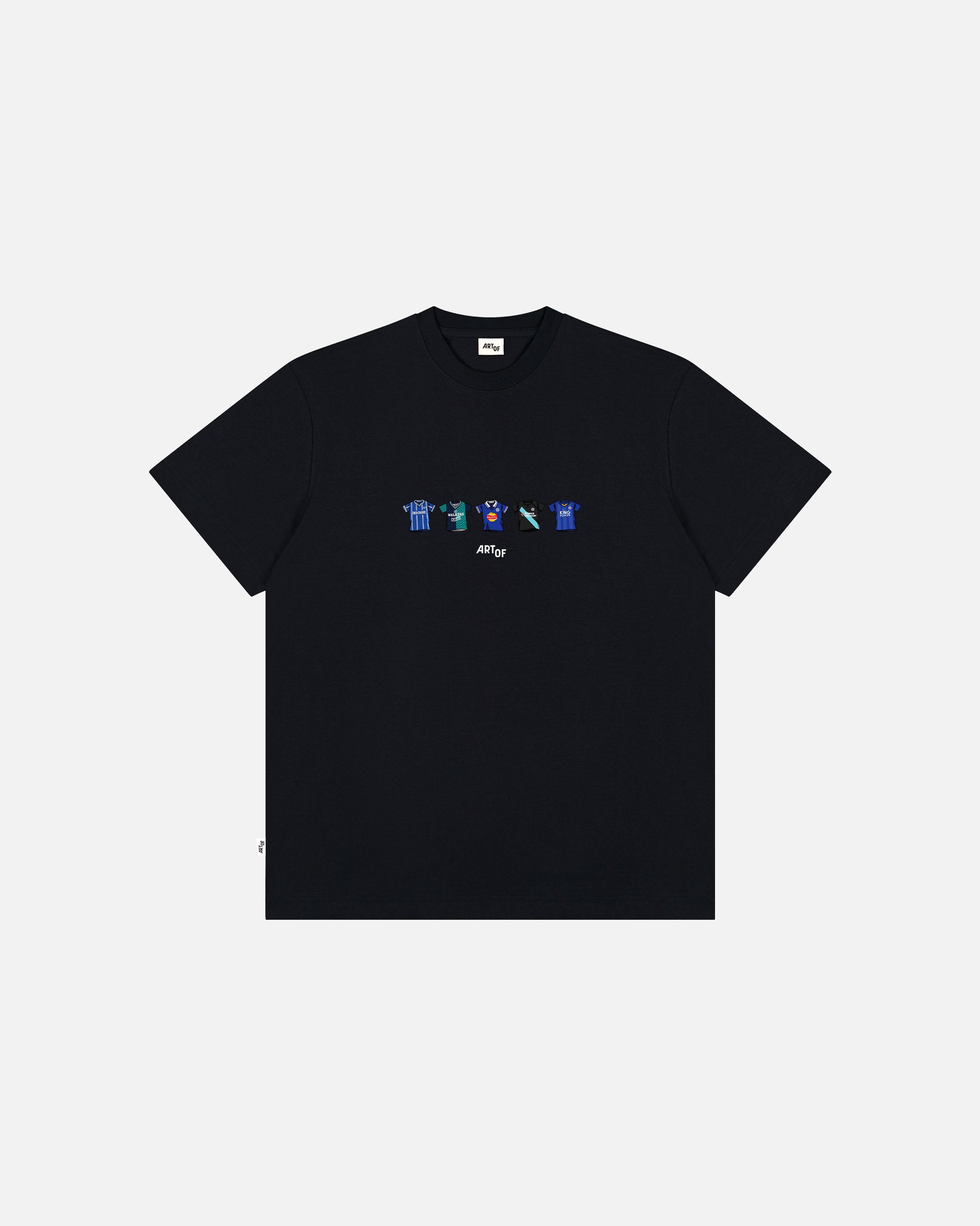 ART OF Football x Leicester Classics Tee | AOF x LCFC Black T-shirt