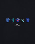 ART OF x Leicester Classics Tee | LCFC Black Graphic Football T-shirt