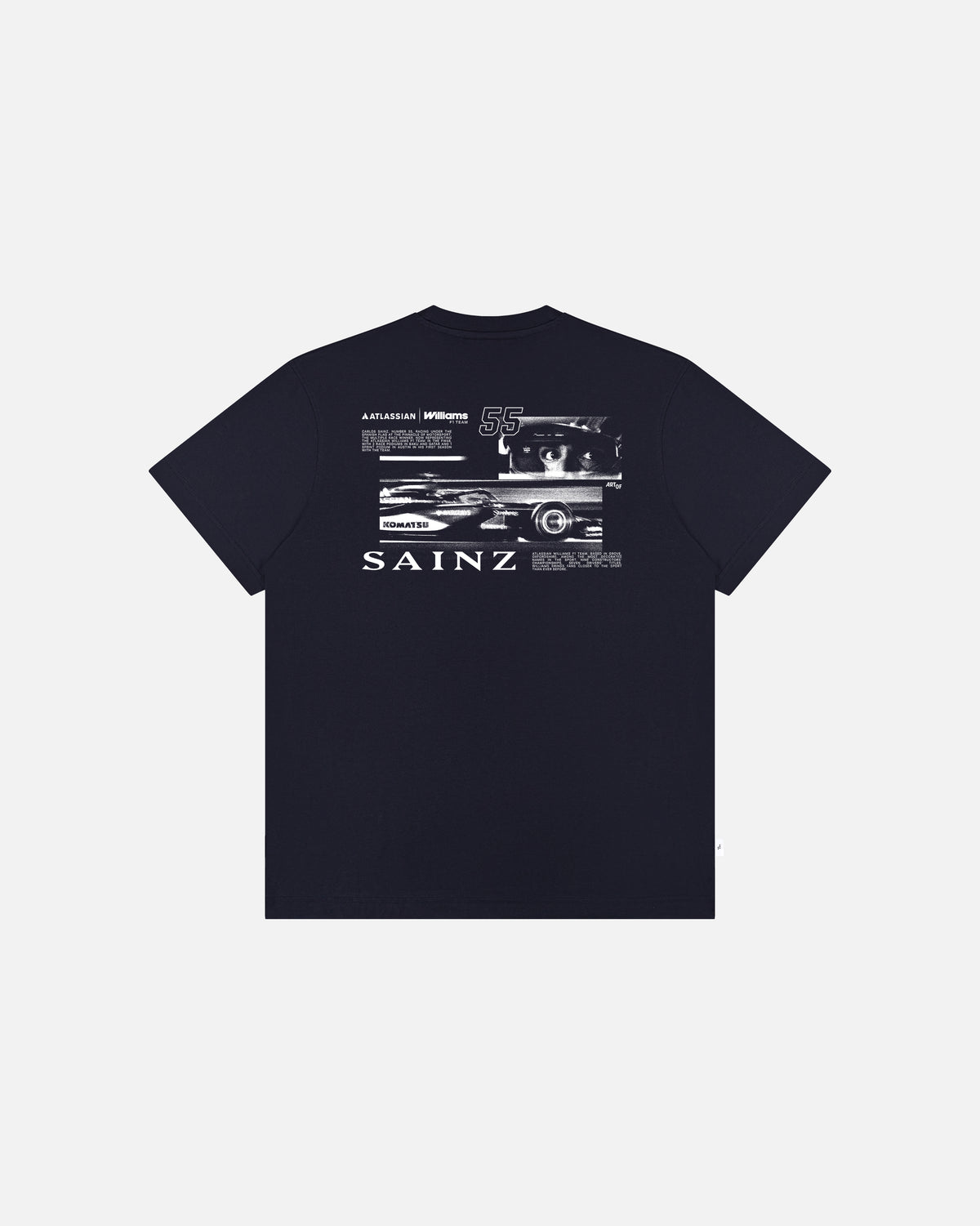 ART OF Atlassian Williams | Sainz Vintage Drivers Tee | Racing T-shirt