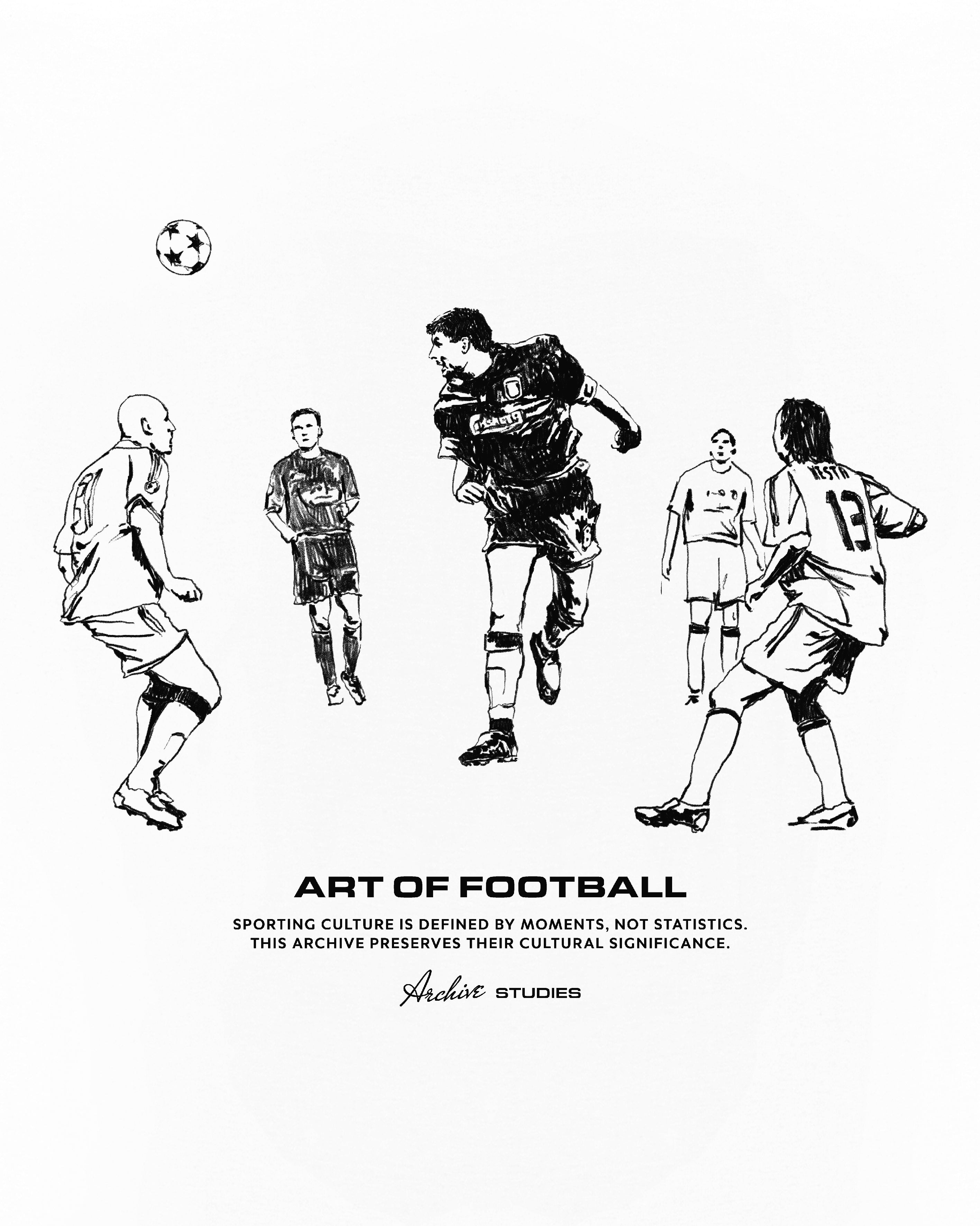 ART OF LFC Archive Studies Tee | White Graphic Football T-shirt