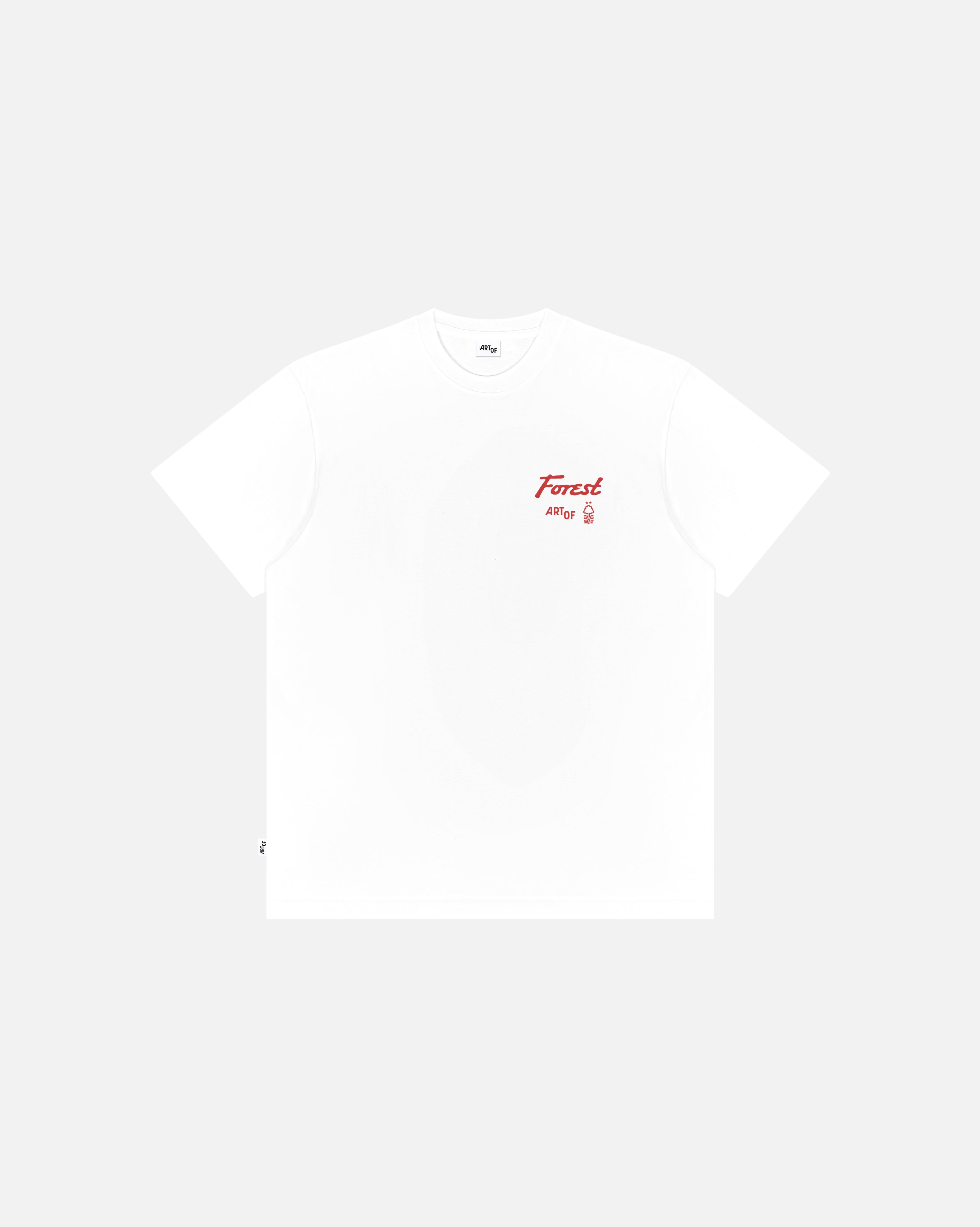 ART OF x Forest Motel Tee | NFFC White Graphic Football T-shirt