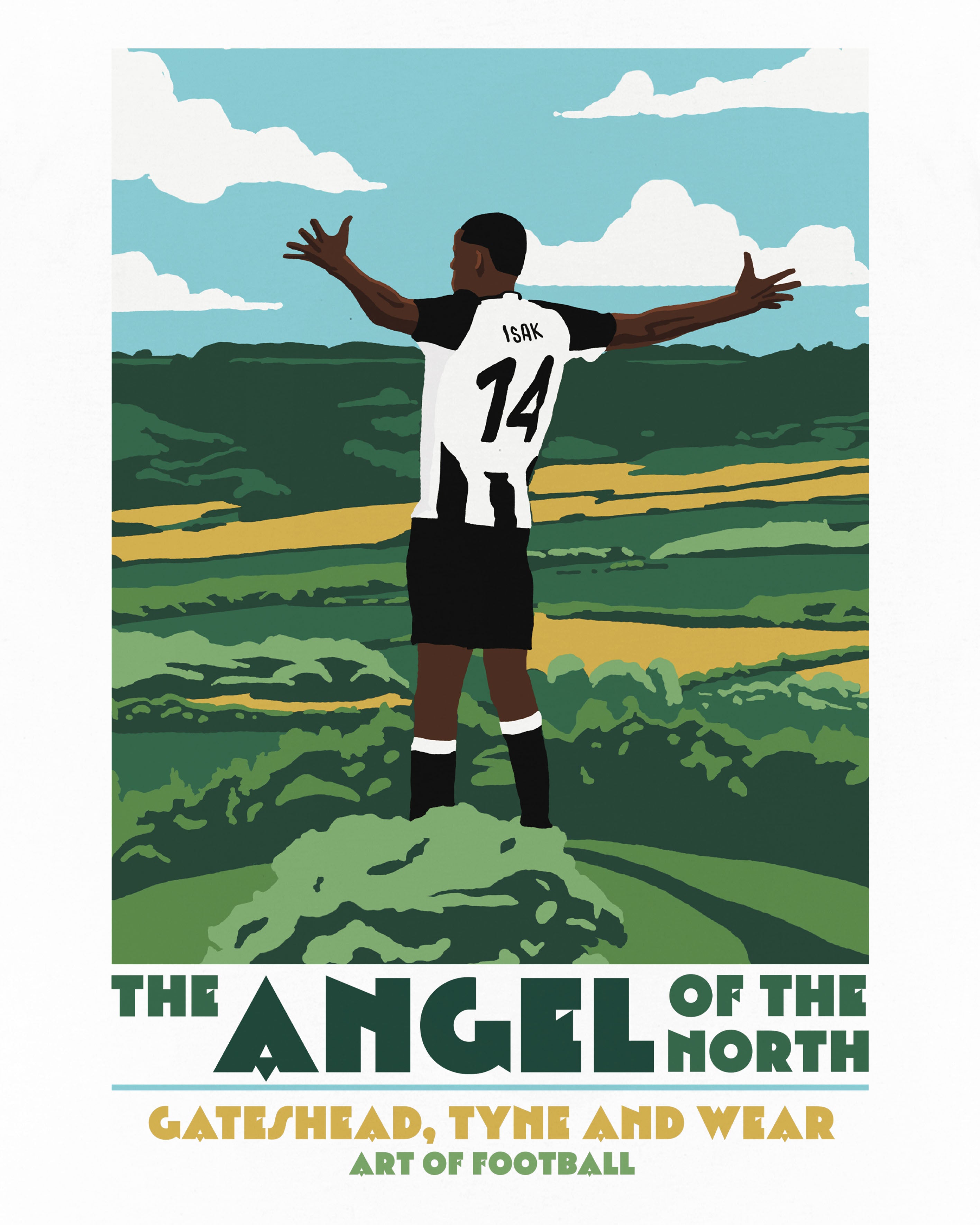 AOF Angel of the North Print | Wall Art | Art of Football